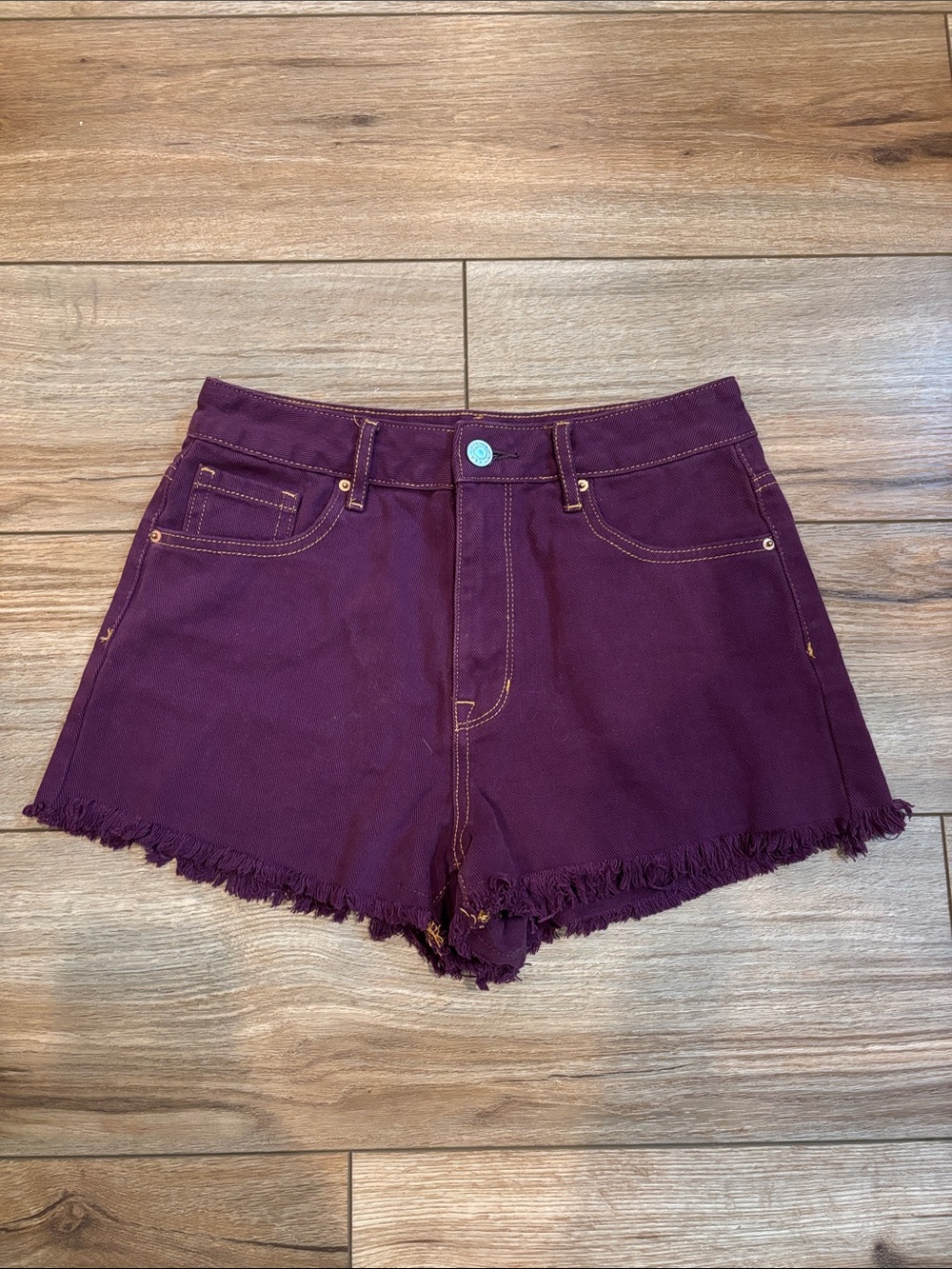 Pacsun High Rise Purple Jean Shorts